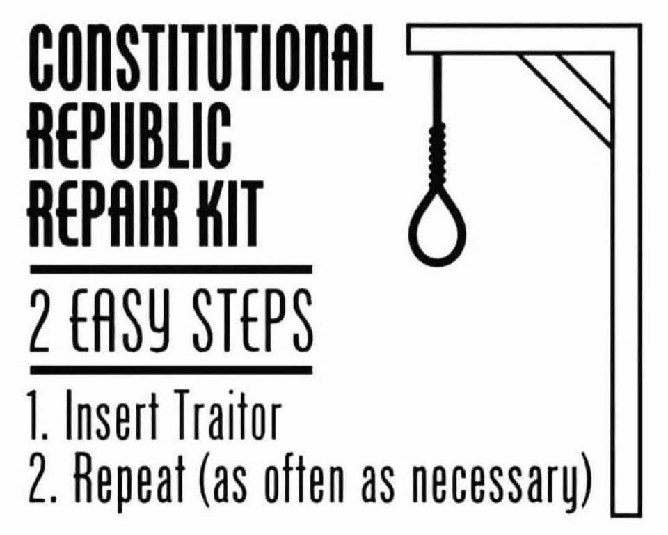 DoverGene's tweet photo. @MBOKSR_ @AwakenedOutlaw Hang them all on the Whitehouse steps in public view! Thats how you fix this Country! https://t.co/bbLHlKV5nD