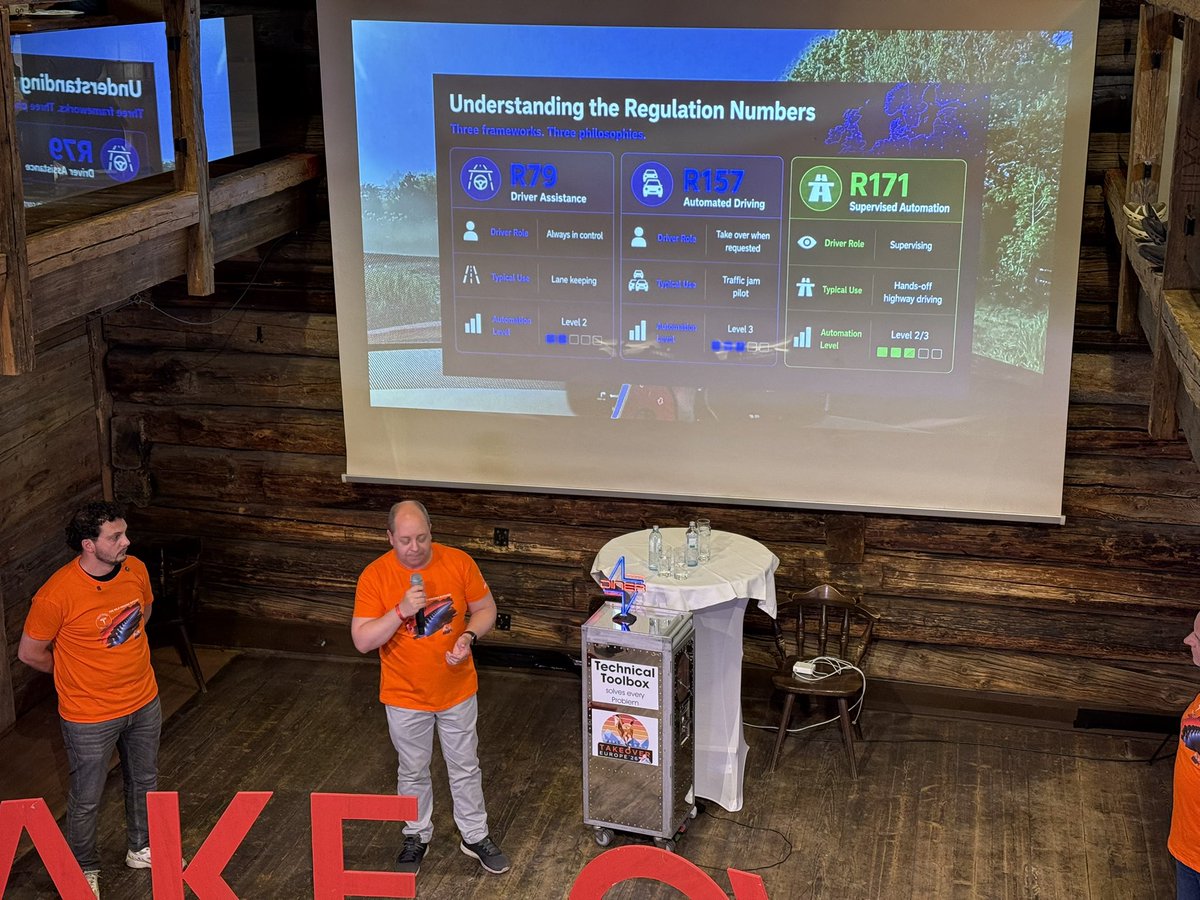 ChPeter_AT's tweet photo. Thanks for the very interesting and lively update on FSD (Supervised) by @KRoelandschap, @aikisteve and @pvandamcom during Tesla Takeover Europe 2026 in Flachau
@TeslaClubAT https://t.co/SEyBM8dy7p
