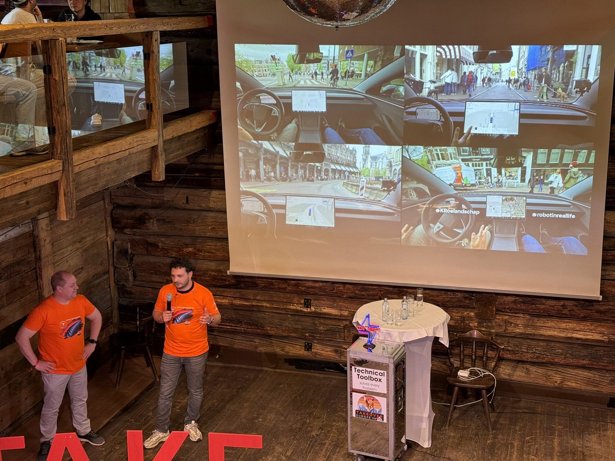 ChPeter_AT's tweet photo. Thanks for the very interesting and lively update on FSD (Supervised) by @KRoelandschap, @aikisteve and @pvandamcom during Tesla Takeover Europe 2026 in Flachau
@TeslaClubAT https://t.co/SEyBM8dy7p