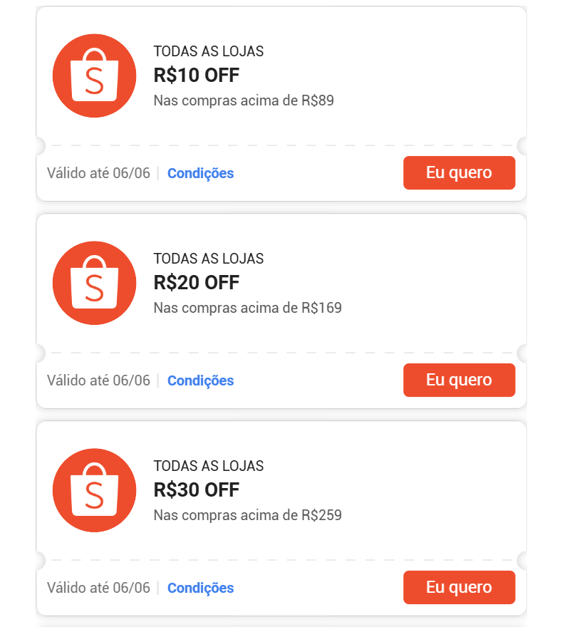 shrekbooksbr's tweet photo. ✨ CUPOM SHOPEE RENOVADOS #shopee66
🚨 CORREEEEEEEEE

➡️ R$ 10 OFF acima de R$ 89
➡️ R$ 20 OFF acima de R$ 169
➡️ R$ 30 OFF acima de R$ 259
➡️ R$ 50 OFF acima de R$ 399
➡️ R$ 100 OFF acima de R$ 739

🔗 RESGATE AQUI: https://t.co/qut8JlSguM https://t.co/kEGNMKIZc7