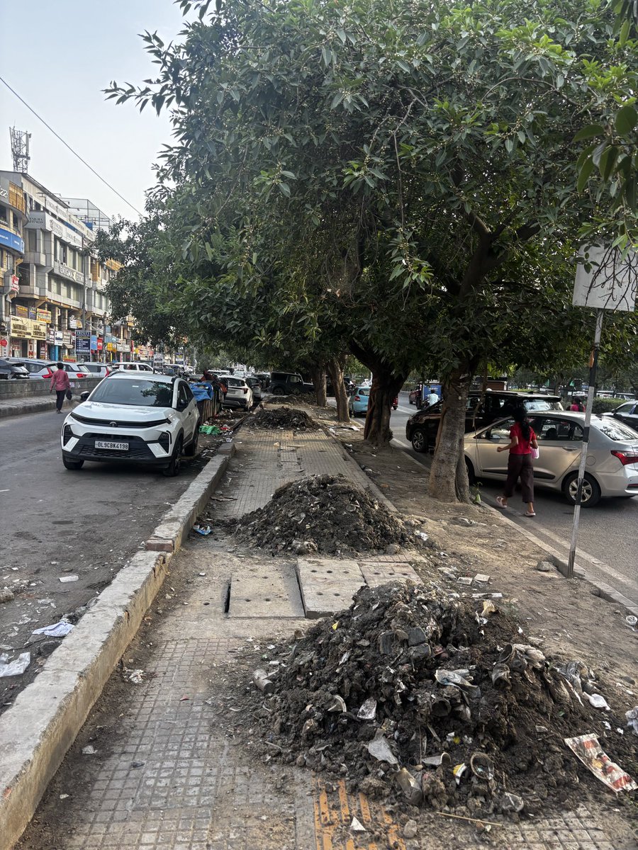 1981shailesh's tweet photo. @MCD_Delhi @praveshwahi This is situation of Dwarka sec 10 , is it cleaning of drain or a joke https://t.co/18s3Et4PLH