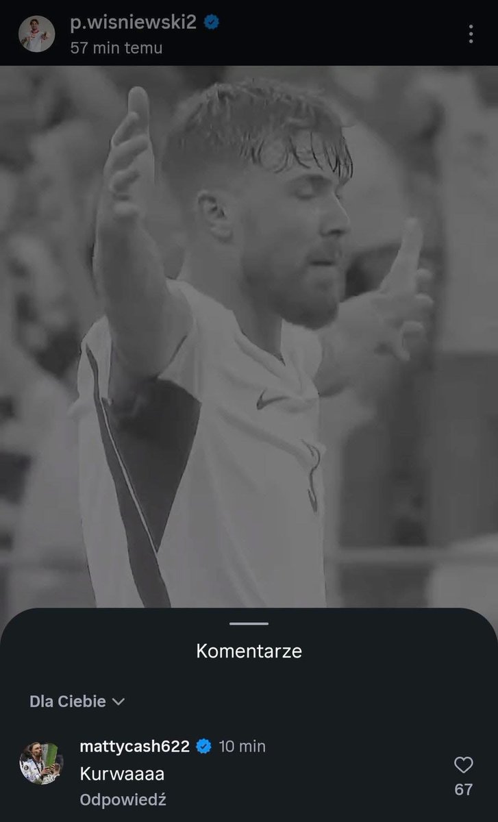 PAuguff's tweet photo. Emocje związane z awansem do finału Roland Garros Mai Chwalińskiej spowodowały, że uwadze opinii publicznej umknęły postępy, jakie poczynił Matty Cash w nauce języka polskiego. https://t.co/rj9CJHjXUY