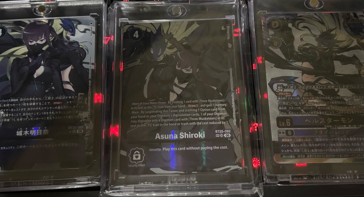dleaf49's tweet photo. Feels bad. Damaged my card while changing sleeves but I am done collecting https://t.co/QAMvuPknaG