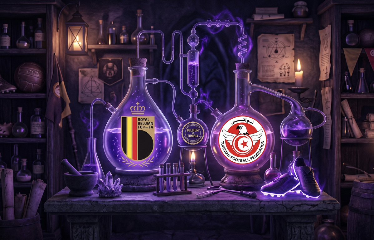 DumbleScoreLabs's tweet photo. Conventional wisdom points to a straightforward Belgium win over Tunisia. But the model weighs Belgium's attacking output, complicating that read. The top scoreline is 2-0. https://t.co/EZGgL9vVdb