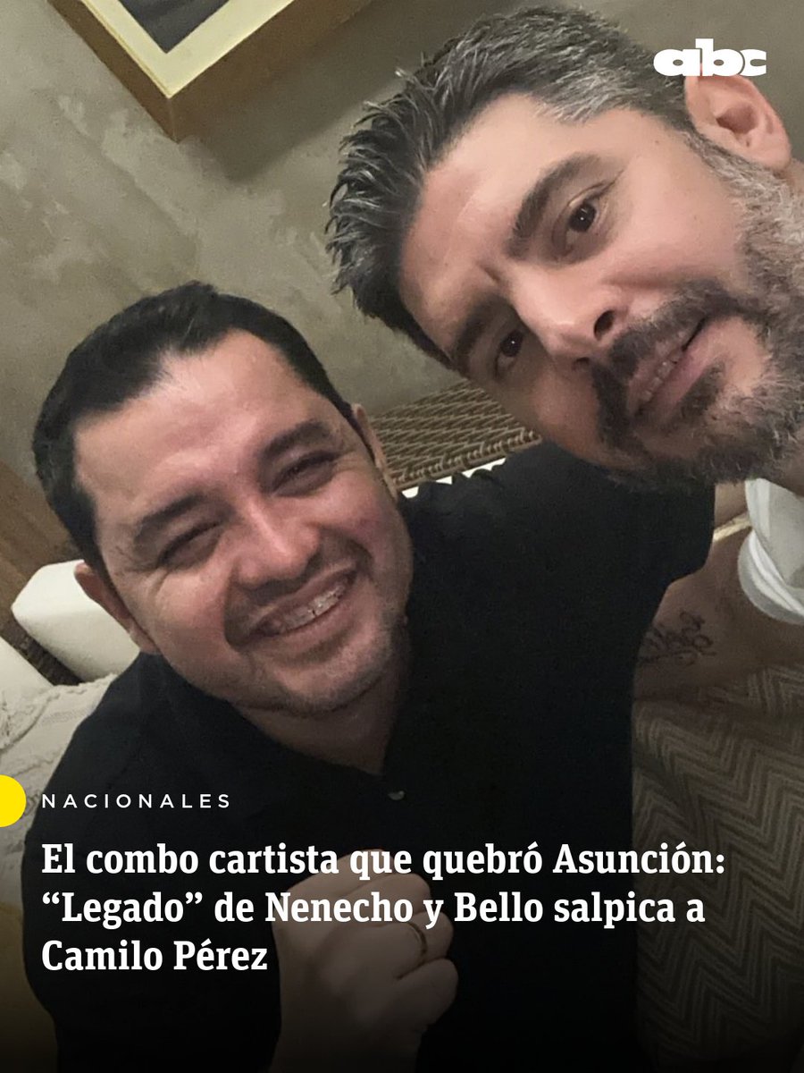 ABCDigital's tweet photo. 🔴A horas de las elecciones internas en Asunción, una radiografía profunda expone la quiebra financiera y el colapso de la municipalidad bajo el “combo cartista” de Óscar “Nenecho” Rodríguez y Luis Bello. 

El millonario descalabro salpica directamente a Camilo Pérez, precandidato a intendente por Honor Colorado. 

Rodríguez busca el ‘rekutu’ como concejal pese a las denuncias por corrupción.

https://t.co/QwNDVoiJfe