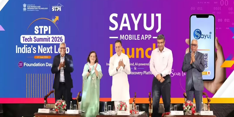 spo_india's tweet photo. STPI Celebrates 35 Years; Organises Tech Summit 2026 to Propel India’s Digital Economy to $1 Trillion
#STPI35Years #TechSummit2026 #DigitalEconomy #1TrillionTarget #IndiaTechGrowth #ITInnovation

https://t.co/Bub09WmzQb https://t.co/eymVCPDqrI