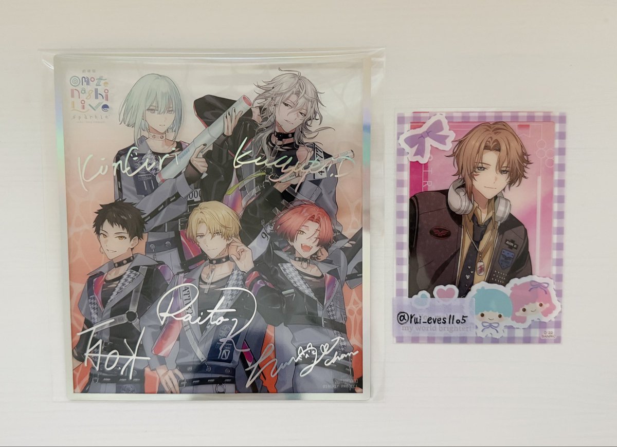 rui_eves11o5's tweet photo. 【交換】18TRIP エイトリ おもてなしライブ おもライ 劇場版 入場者特典 第1弾 クリア色紙

譲：夕班　Ev3ns
求：昼班　Day2

都内手渡しでの交換希望です。お気軽にお声がけください。 https://t.co/wNGkXLB1Ir