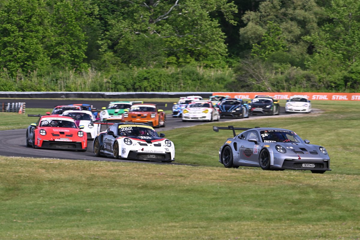PorscheRacesNA's tweet photo. Porsche Sprint Trophy PCA by @YokohamaTC is back in action today at @limerockpark.
We've got both races live today right here on X, plus YouTube, LinkedIn, and Facebook.
⏰SCHEDULE
12:30: Race 2
2:50: Race 3
-
#Porsche | #SprintTrophyPCA | #Raceborn https://t.co/SlzVQpQkPF