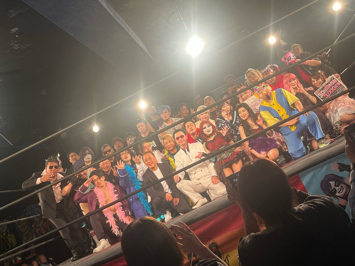 inugamigaro's tweet photo. 💀暗黒プロレス組織666 (ᵔᴥᵔ)
カジケイ選手かっこよかった‼️‼️‼️💥
.
和やかメンバーで観戦ｯ👀楽しかったｰｯ
.
#pr666 #カジケイ #新宿FACE @active_kajik https://t.co/I3g18qyGiH