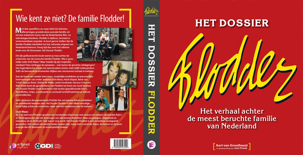 WildGeraas's tweet photo. Nu te bestellen: Het Dossier Flodder
Onder de eerste 100 bestellers verloten we 10 door Dick Maas gesigneerde exemplaren.
Medio september komt het grote Flodder-boek uit: Het Dossier Flodder (Aart van Grootheest i.s.m. Jorn Pronk). Het boek is nu al te bestellen. Boordevol nooit eerder gepubliceerde foto’s, storyboards, scripts en interviews, smakelijke anekdotes en persoonlijke herinneringen van onder anderen Dick Maas, Huub Stapel, René van ’t Hof, Tatjana Šimić, Stefan de Walle, Lettie Oosthoek, Horace Cohen en Wijo Koek. Met zeer veel nieuwe informatie en foto’s uit de archieven van Dick Maas, First Floor Features en vele crewleden. De geschiedenis van Flodder komt tot leven als nooit tevoren.
Dick Maas:
Er is al veel over Flodder geschreven: honderden interviews met acteurs en makers, duizenden foto’s en filmfragmenten die het fenomeen van alle kanten belichten. Maar zo gedegen, uitgebreid en minutieus als in dit boek? Dat was er nog nooit. Het Dossier Flodder is een onmisbaar naslagwerk geworden. Het schuwt de minder leuke kanten niet, maar viert vooral de chaos, de humor en de pure energie die dit fenomeen zo onvergetelijk maken.
In het kort:
Hardcover boek met circa 380 pagina’s
Full color met meer dan 700 foto’s.
Prijs: 39,95 (inclusief versturen).
Hier te bestellen:
https://t.co/W8gXgd9dvw
(de website is niet heel snel, even wachten tot deze laadt)