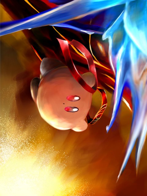 MpF4783's tweet photo. 惑星シリーズ第一弾　火星☄
#カービィイラスト
#kirby https://t.co/EHsjZV52js