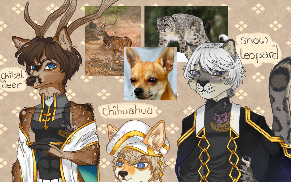 SambaGaming1's tweet photo. Got inspired by this wonderful artist @taejyie who made certain characters turn into specific animals! I had fun making this, honestly!

#obeyme #obeymesimeon #obeymesolomon #obeymeluke https://t.co/Ew0n6V7Cum