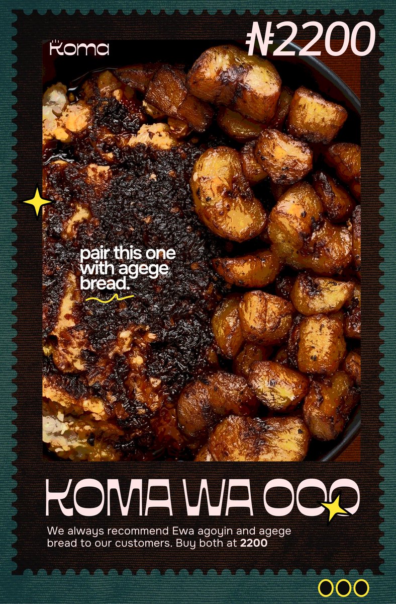 orangetechwoman's tweet photo. The "Koma wa ooo" Collectibles.

I created these nostalgic stamp-style posters highlighting iconic Nigerian foods, used them as stickers, and slapped them on a very cool vintage cooler(matching aesthetics😛) https://t.co/QRbs8zlGcG