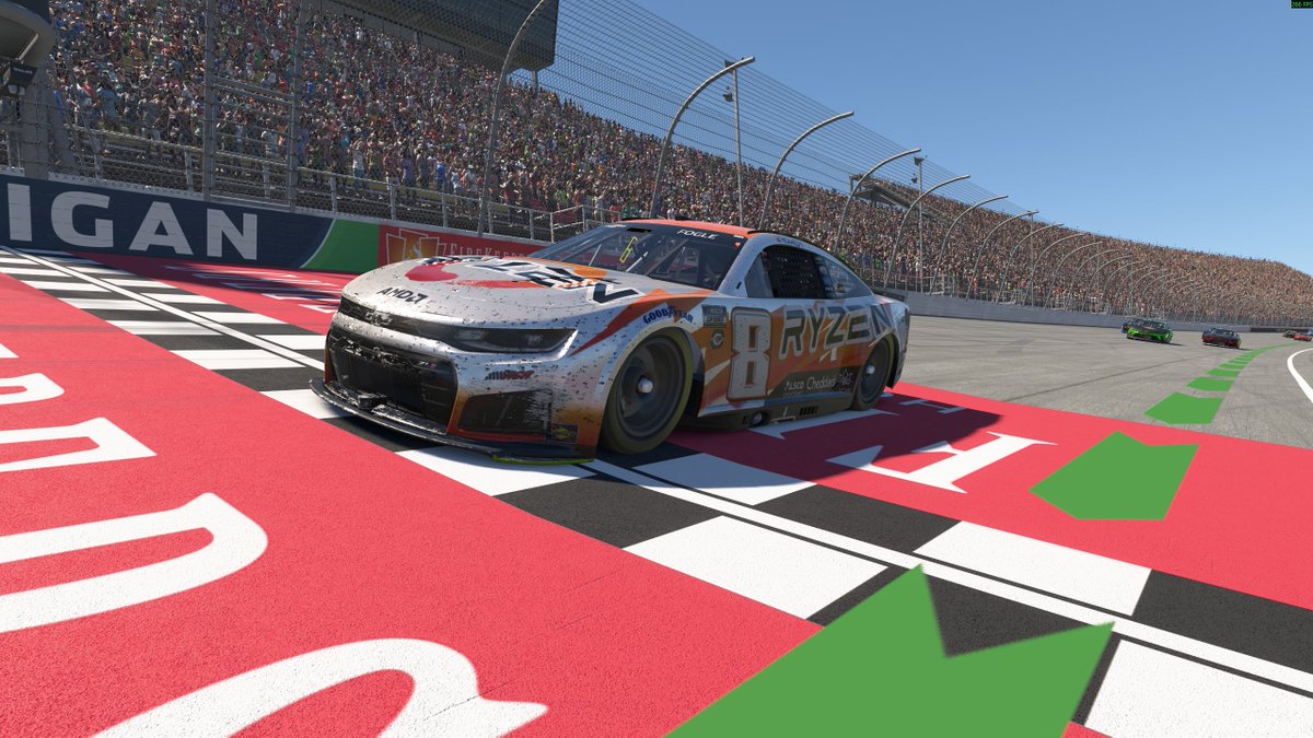 SnackCakeTheOG's tweet photo. Well, my NiS debut didn't quite go how I pictured nor how I planned. Qualified P8, finished P14 -6L. Ran up in top 5-10 for the first 20-25 laps, took minor damage avoiding wreck but could stay out. Got tagged later from someone bouncing off the wall. We made it, but not clean. https://t.co/wSjTtqpZmn