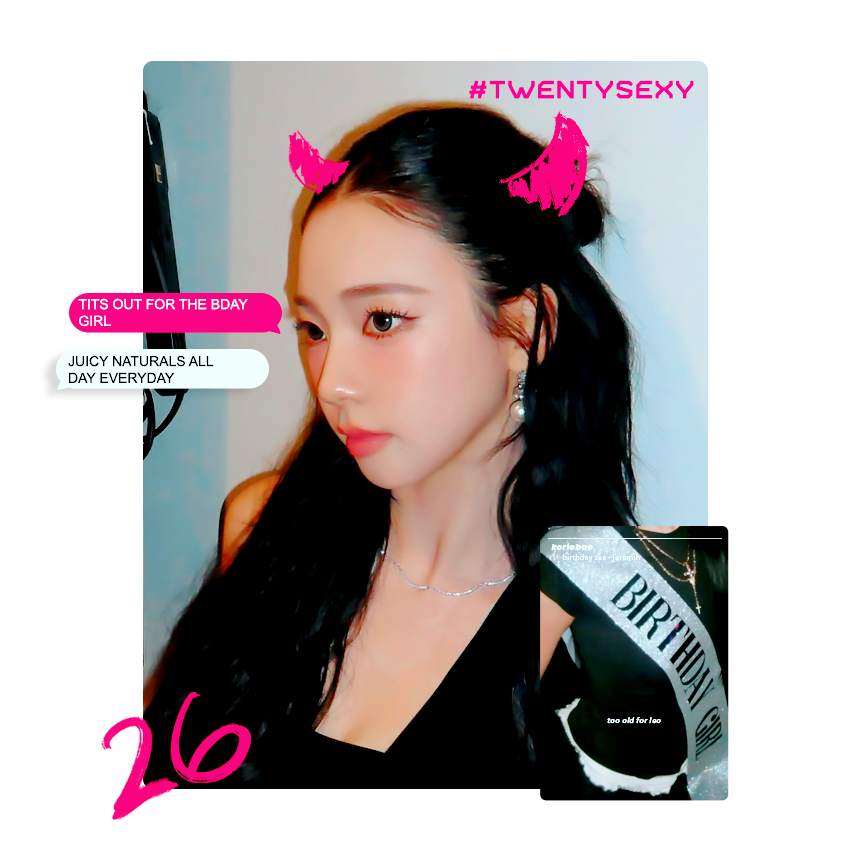 ihexgrl's tweet photo. get it sexyyyy get it twenty sexxxyyyyy!!! starting my 26th year off with a bang 🖤 https://t.co/tliATGPEM1