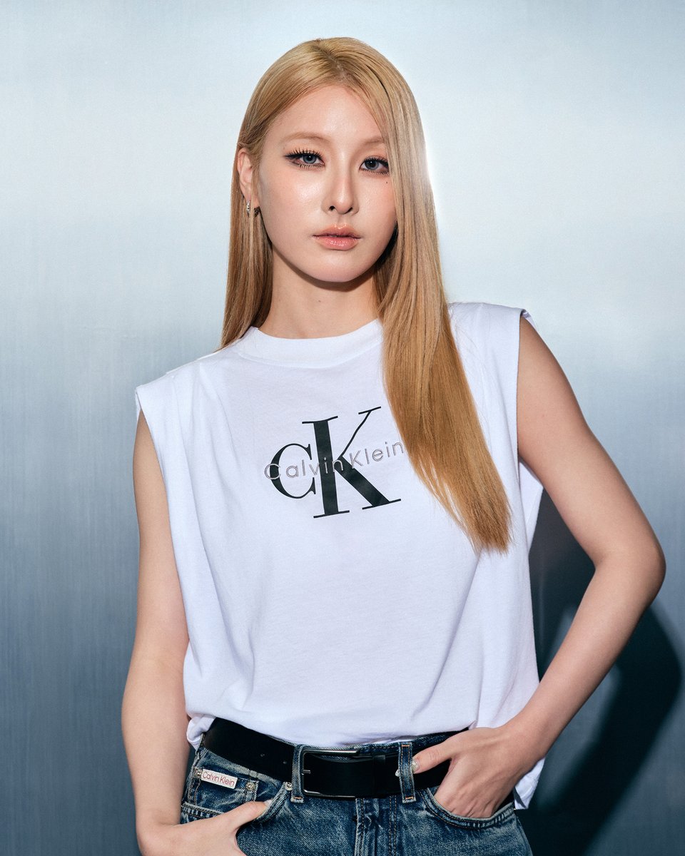 CalvinKlein's tweet photo. Ayaka Miyoshi and Natt Chokejindachai celebrate the partnership of Calvin Klein and Jung Kook. https://t.co/7xpwYNKQt5