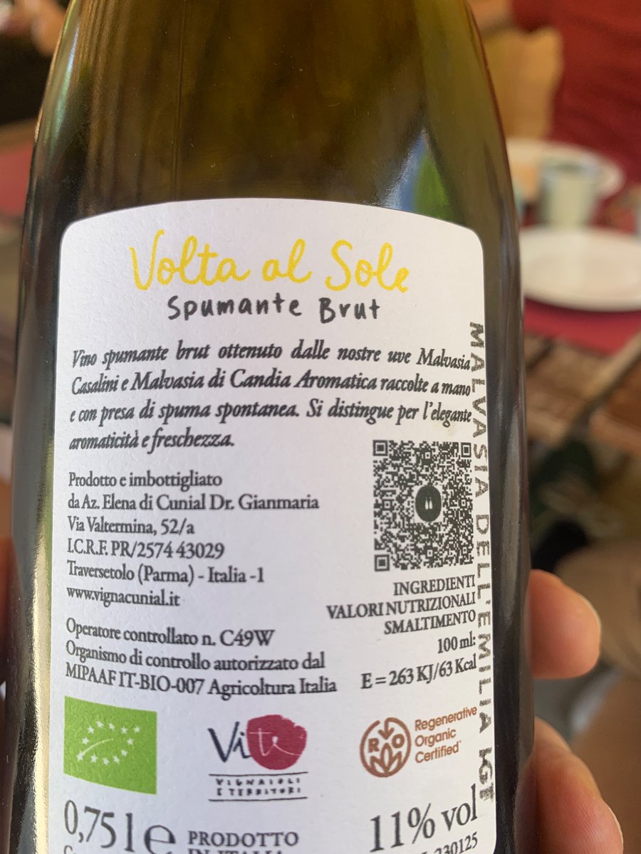 Filzi4's tweet photo. Fermi tutti. Ho trovato la Malvasia Suprema e oltretutto arriva dalla mia patria ancestrale: Traversetolo. https://t.co/dH64fqroLd