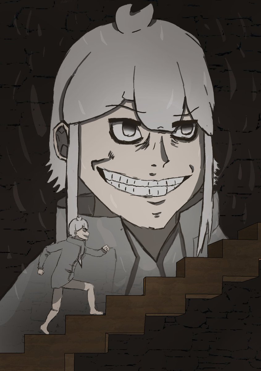 jkronzdit's tweet photo. fan art for one of my favorite manga. Looks as silly as i imagined it's gonna be :p https://t.co/hnAQtaGJNZ
