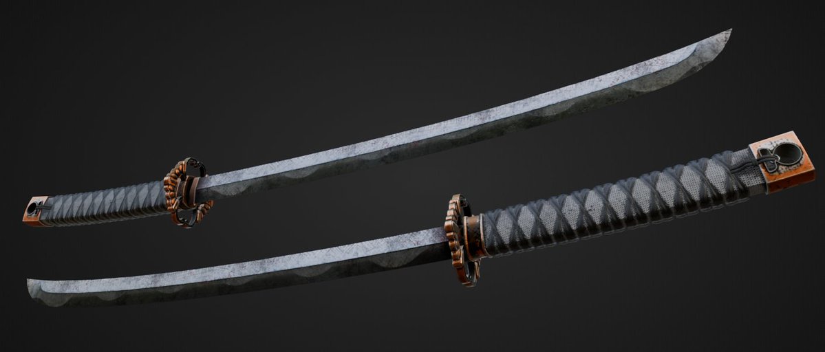 Aysce_v1's tweet photo. Been a while lil Katana model I made for a Roblox comm #ROBLOX #RobloxDevs #Rbxdev #RobloxDevs https://t.co/K0NOPlxnmU