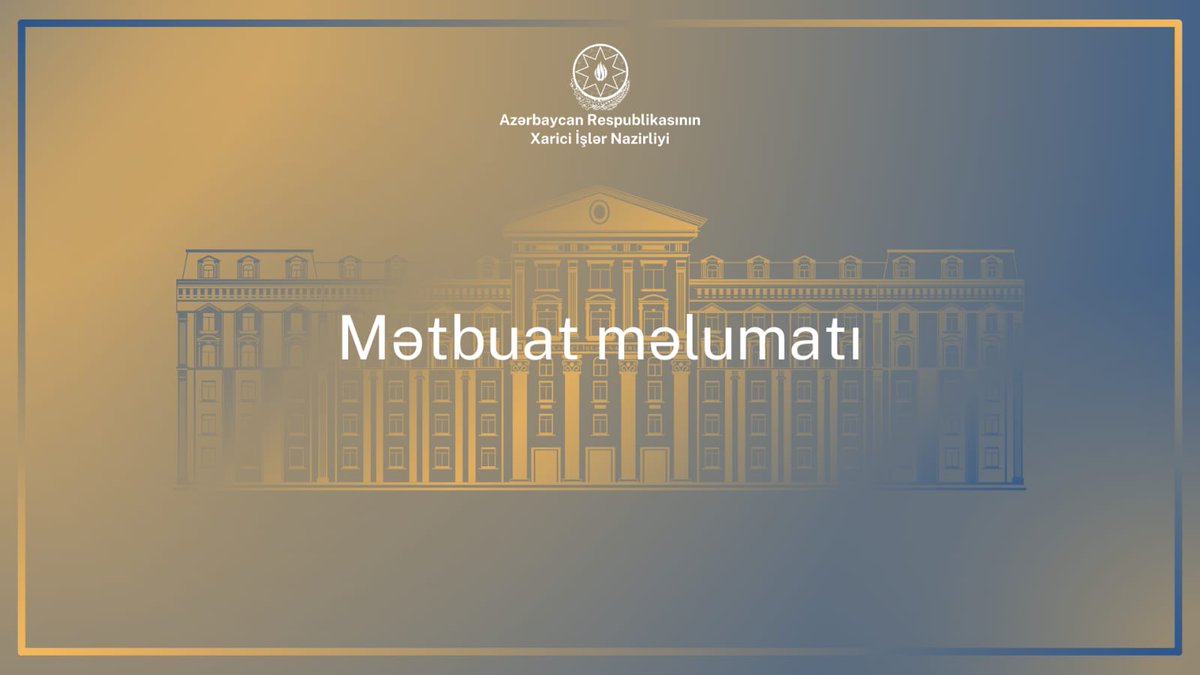 AzerbaijanMFA's tweet photo. Azov dənizində gəmilərin vurulması nəticəsində Azərbaycan vətəndaşlarının vəziyyəti barədə mətbuat məlumatı

⬇️⬇️⬇️

https://t.co/vgLKET7B70 https://t.co/SS6I5AlwYb