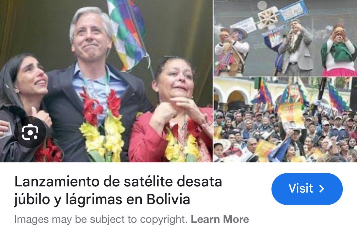 miguelcgangel's tweet photo. El Estado compró un satélite,el “Tupac Katari”, hicieron show, lloraron, dieron pegas , robaron plata.

En Satélite nunca dió internet a escuelas rurales.

Elon Musk creó Starlink, empresa privada, en 2 patadas solucionó el problema y sin robar plata de nuestros impuestos.

Siempre el capitalismo será mejor que el socialismo.