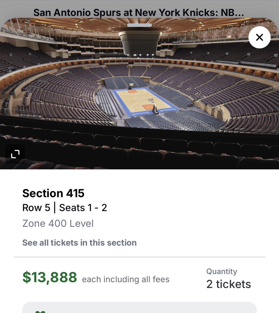 mikewater9cs's tweet photo. Would you rather have:

Knicks Game 4 tickets

OR:

1 5x gold BIG craft https://t.co/ed4WuazQp6