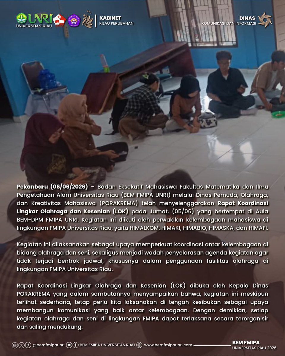 bemfmipaunri's tweet photo. 《 𝐊𝐀𝐁𝐈𝐍𝐄𝐓 𝐊𝐈𝐋𝐀𝐔 𝐏𝐄𝐑𝐔𝐁𝐀𝐇𝐀𝐍 | 𝐏𝐑𝐄𝐒𝐒 𝐑𝐄𝐋𝐄𝐀𝐒𝐄  𝐑𝐀𝐏𝐀𝐓 𝐊𝐎𝐎𝐑𝐃𝐈𝐍𝐀𝐒𝐈 𝐈𝐈 𝐃𝐈𝐍𝐀𝐒 𝐏𝐎𝐑𝐀𝐊𝐑𝐄𝐌𝐀 𝐁𝐄𝐌 𝐅𝐌𝐈𝐏𝐀 𝐔𝐍𝐑𝐈 𝐓𝐀𝐇𝐔𝐍 𝟐𝟎𝟐𝟔 》

Hidup Mahasiswa!

Informasi lebih lanjut :

https://t.co/Q2uiAmxkp7 https://t.co/SgvCivUyWU