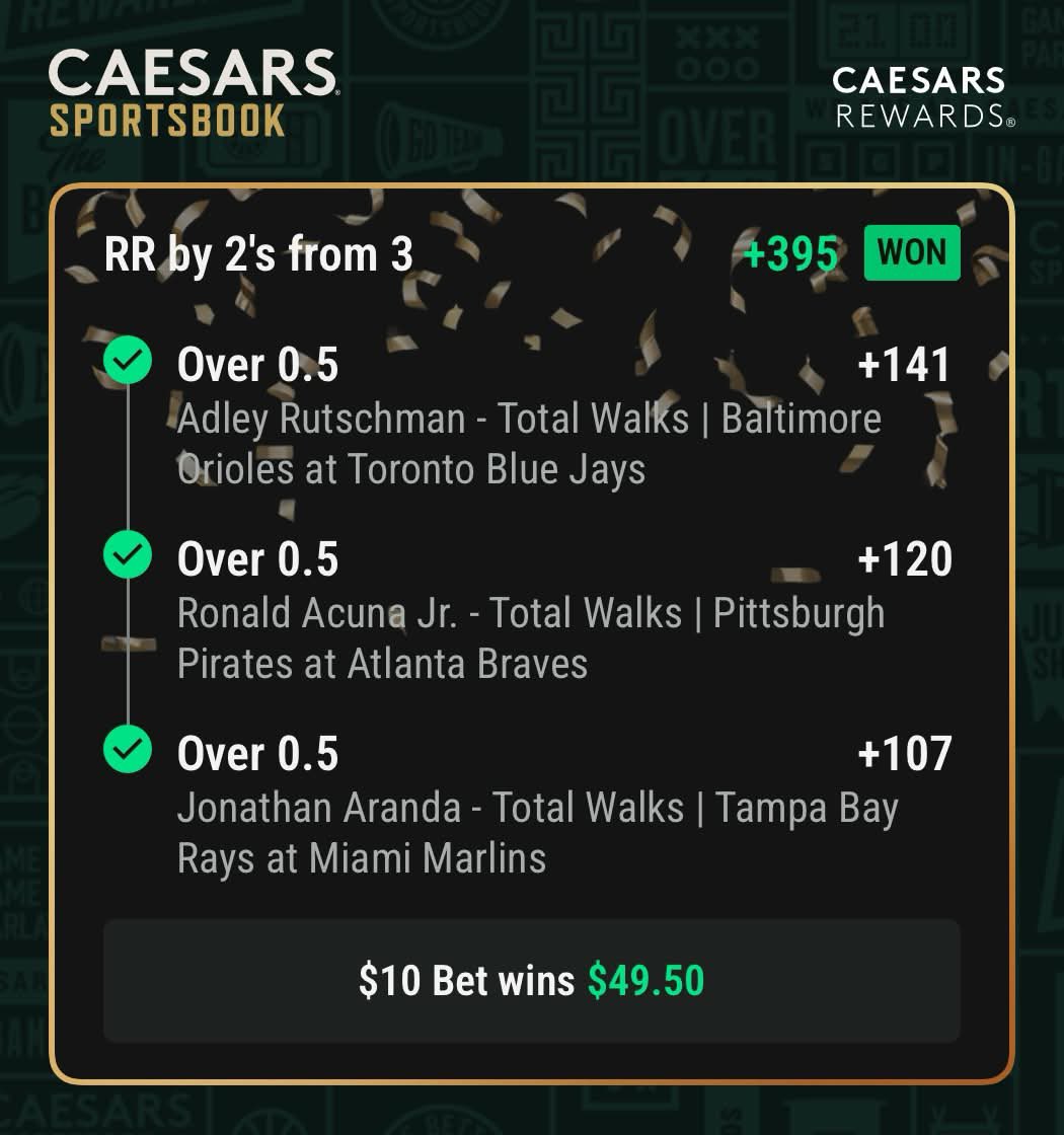 ThePrimoBets's tweet photo. Nice night for @GeckoBets 

+1081 ✅ 
+734 ✅ 
+395 ✅ https://t.co/FWbuAHQ5u5