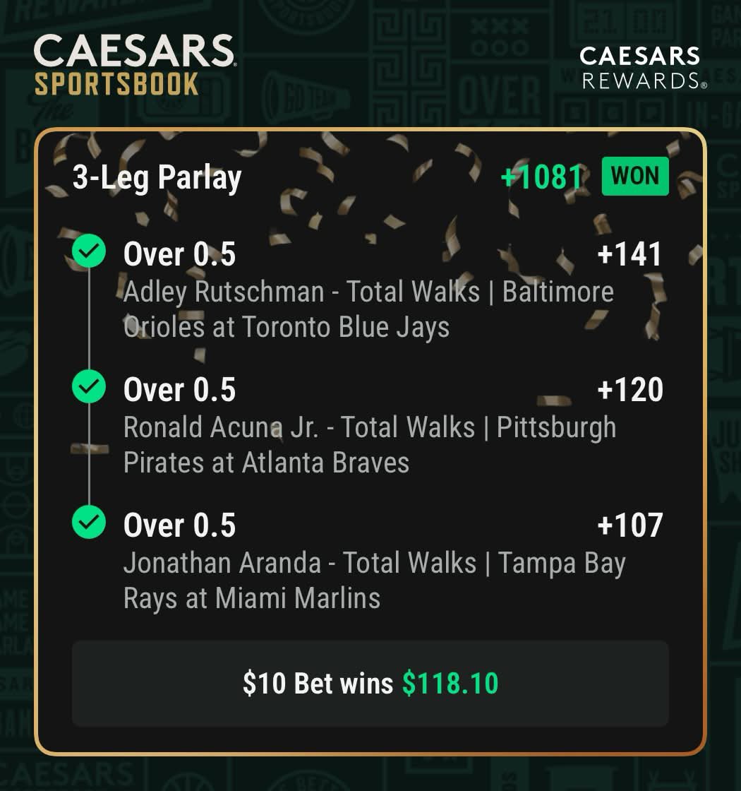 ThePrimoBets's tweet photo. Nice night for @GeckoBets 

+1081 ✅ 
+734 ✅ 
+395 ✅ https://t.co/FWbuAHQ5u5