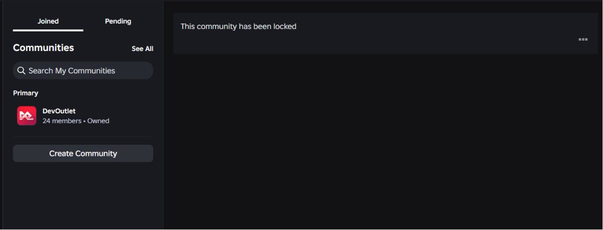 vennyyyprograms's tweet photo. A little over 2 weeks ago, I created @DevOutletRBLX

We've already provided sellers near $10,000 in sales while taking no fees on sales.

Now, Roblox has mysteriously and unexpectedly LOCKED our group.

It was collecting Robux from gamepasses to be bought for product listings. How are we supposed to get our group back?
#robloxdev #robloxdeveloper