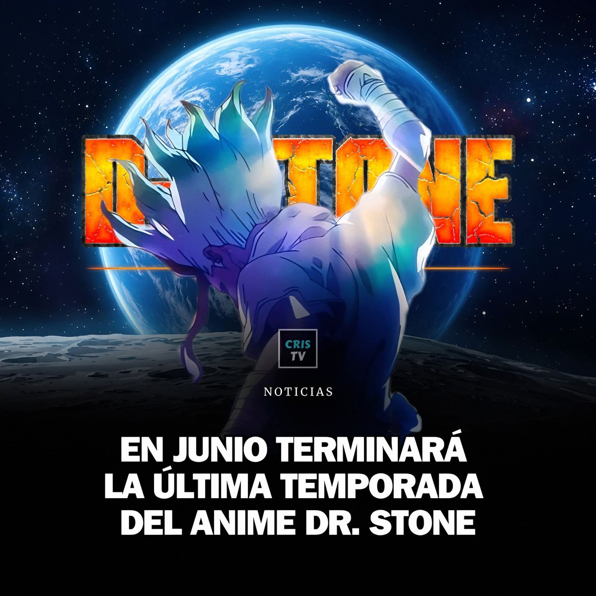 cristvofc's tweet photo. ¡19 DÍAS PARA FINALIZAR! 🚨

La temporada final del anime Dr. STONE está programada para terminar en junio, por lo que todos los seguidores están disfrutando cada minuto de la serie, que actualmente se encuentra en emisión. 

La despedida está cada vez más cerca. 🥹🧪 https://t.co/18ukDZVZ76