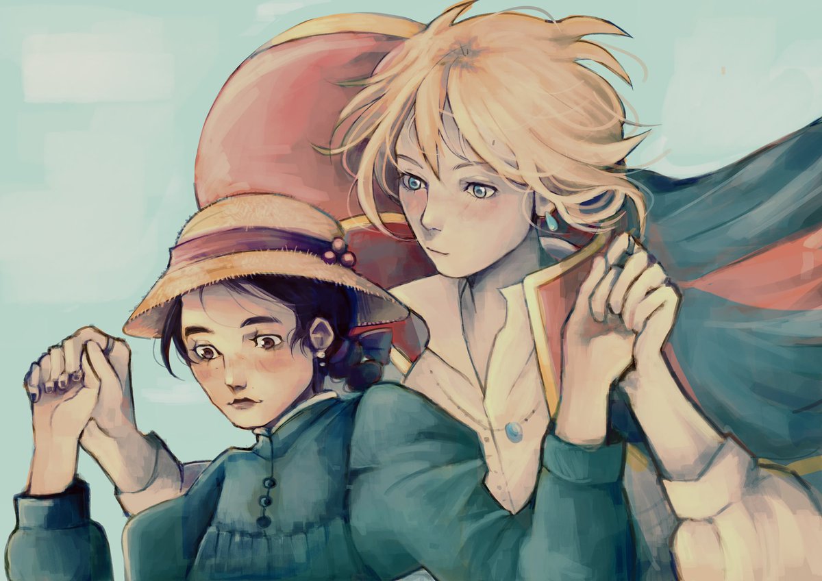 Lukedibujines's tweet photo. Sophie and Howl #howlsmovingcastle #sophie #howl https://t.co/SfiQRkXsmK