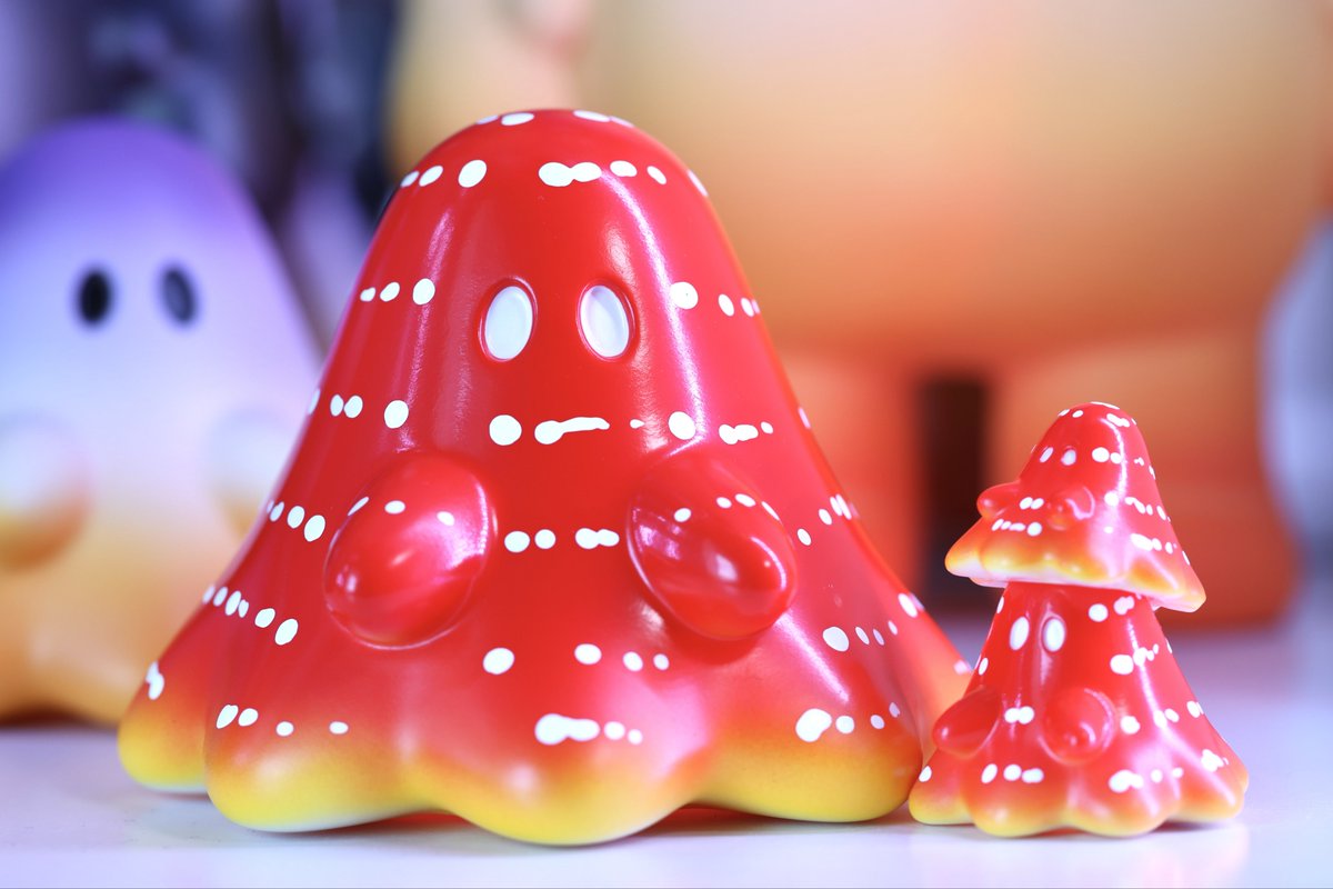 choririmaru's tweet photo. ベニテングタケおばけちゃん🍄🍄🍄
オンラインの写真が可愛すぎて結局全サイズ購入💭
#UAMOU
#ウアモウ https://t.co/GzqVOVnG16