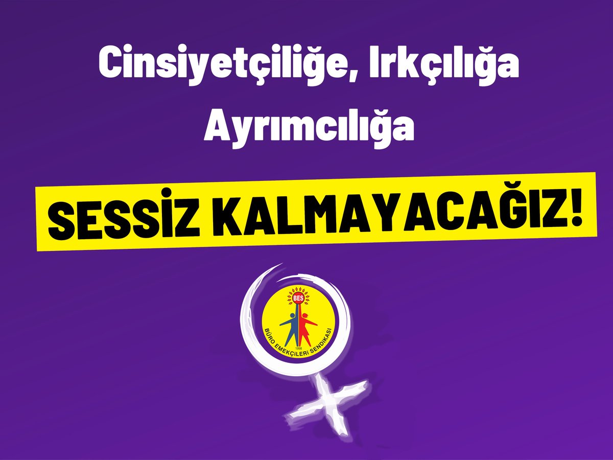 BES_Gnl_Mrk's tweet photo. ❗️CİNSİYETÇİLİĞE, IRKÇILIĞA VE AYRIMCILIĞA SESSİZ KALMAYACAĞIZ!

Rahmi Koç’un bir hastane açılışında kadınları, özellikle de Kürt kadınlarını mizah adı altında hedef alan sözleri; toplumsal eşitlik, barış ve birlikte yaşam anlayışıyla bağdaşmamaktadır.

Kadınları aşağılayan, ayrımcılığı ve ötekileştirmeyi normalleştiren hiçbir yaklaşımı kabul etmiyoruz. Kadınların sağlık, eğitim, çalışma yaşamı ve kamusal hizmetlere erişimde yaşadığı sorunların konuşulması gereken bir ortamda, cinsiyetçi ve ayrımcı ifadelerin gündem olması kabul edilemez.

Büro Emekçileri Sendikası olarak; cinsiyetçiliğin, ırkçılığın, nefret söyleminin ve her türlü ayrımcılığın karşısında olmaya devam edeceğiz. Kadınların emeğini, halkların eşitliğini ve özgür bir yaşam mücadelesini savunmayı sürdüreceğiz.

Kadınların emeği, halkların eşitliği ve birlikte yaşam iradesi kazanacak!

#AyrımcılığaHayır #CinsiyetçiliğeHayır #IrkçılığaHayır