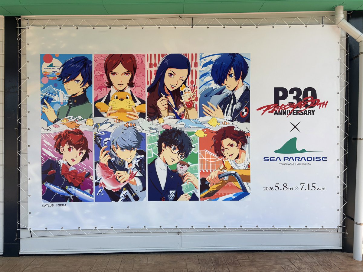 mayunkel's tweet photo. ペルソナシーパラ今回も行ってきた‼️どこ行ってもペルソナシリーズのBGM流れてて本当に楽しかったアトラス大好きです……P3の苦しいエンディングまでプレイしてくれたはるぴありがとう、友達とペルソナの推し活ができるなんて夢のまた夢なんだよ https://t.co/PbQ7IC1rtq