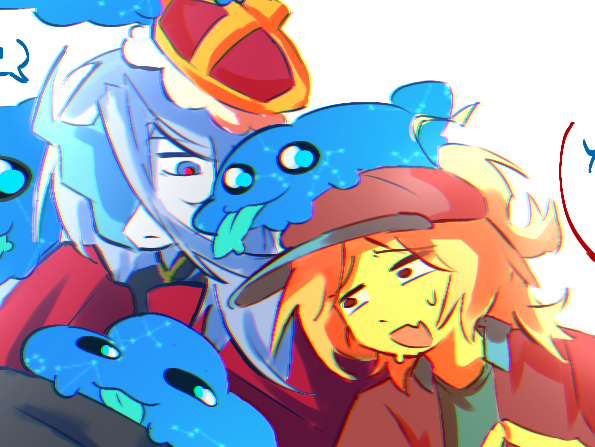 qwerty_her80129's tweet photo. At least he isn't sad anymore, he is just disappointed.
#BlockTales https://t.co/8bqo0Q2j1L