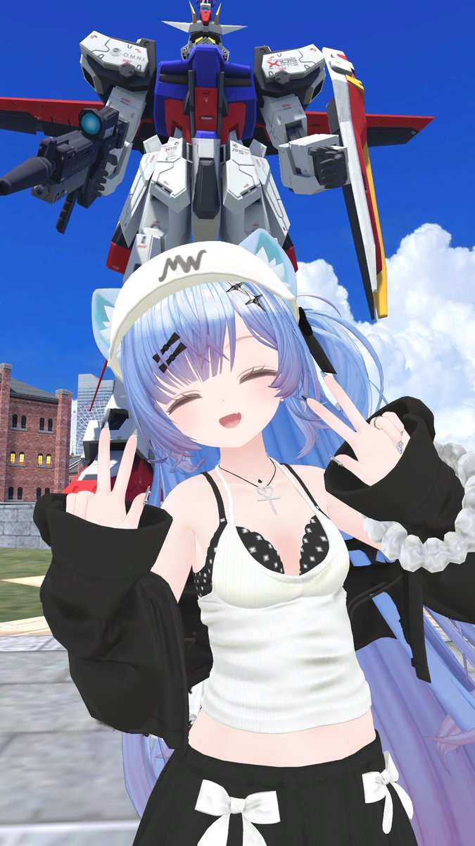 Luca_chocobo's tweet photo. おはよ～！
横浜にガンダムいたんだね～！

#Eku3D https://t.co/Bj5YJ0ttRM