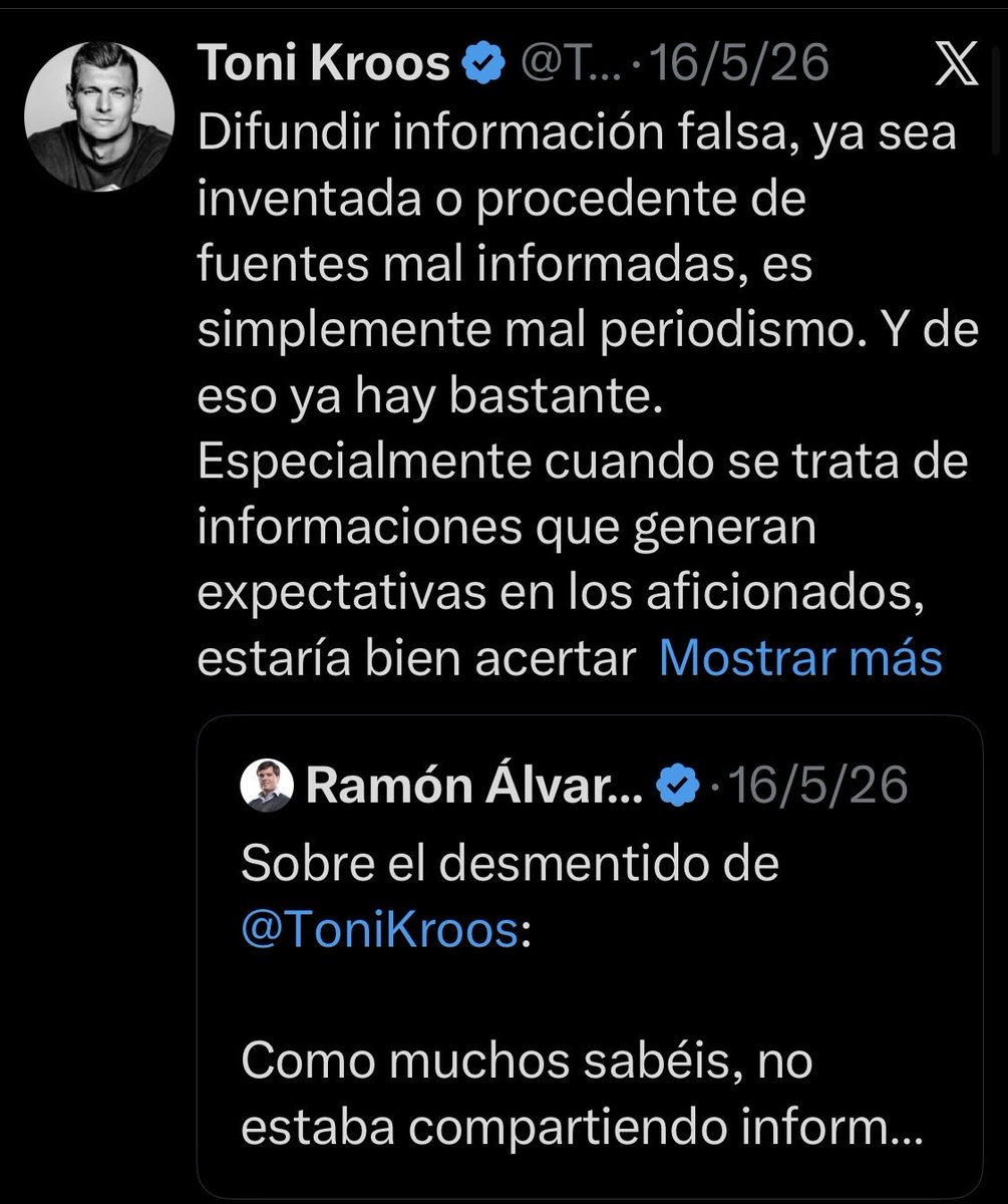 MundoMadridCF's tweet photo. Nacieron como alternativa a la prensa tradicional, libres de intereses. Han acabado siendo lo mismo o peor, arrastrándose por un minuto de protagonismo. En estas elecciones, Iñaki Angulo y Ramón Álvarez de Mon han demostrado desconocer la palabra “dignidad”. 

Bochornosos. https://t.co/qzTsZYDBle