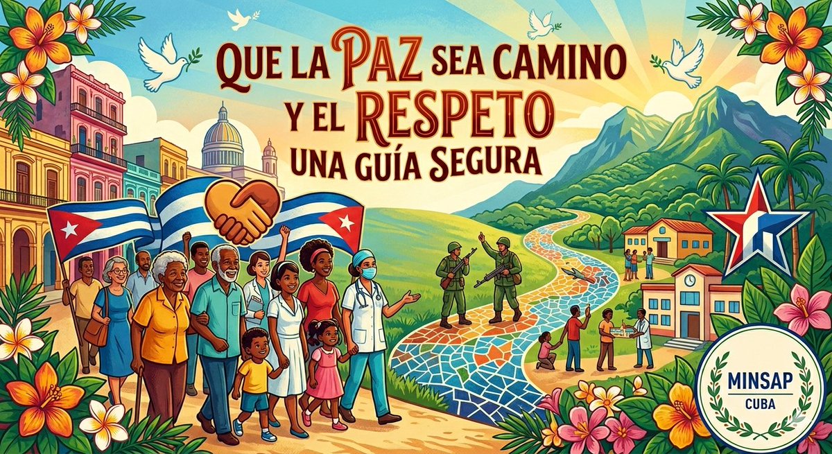 JLAparicioDr's tweet photo. #CubaQuierePaz

🙂 Que la paz 🇨🇺 sea camino y el respeto 🌎 una guía segura.

#CubaPorLaVida
#PosgradoMinsapCuba https://t.co/Xj5bxmDd0s