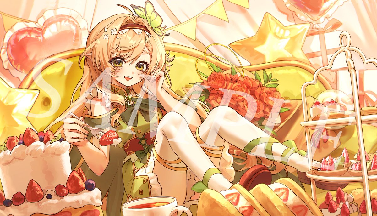 WORK】 翡翠ほたる様（@HisuiHotaruTKL）の誕生日イラスト担当させて 