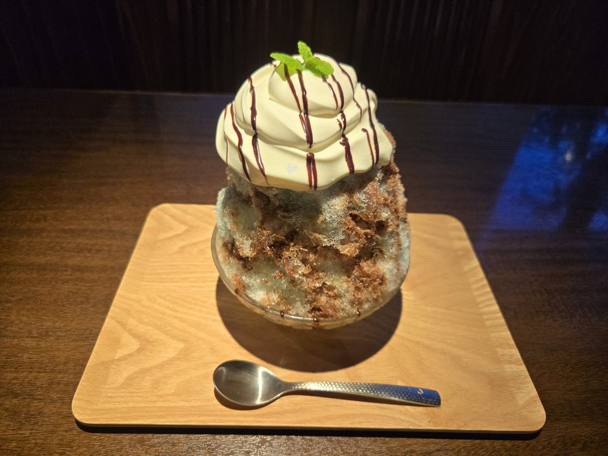 Cafededan's tweet photo. 【ご挨拶】
調理師学校は卒業して調理師を取得しました。お店を継いだため名前を変更しました。

投稿内容は以前と変わらず、かき氷の食べ��きや試作、かき氷メニューなどを投稿していきたいと思います！

本格的にかき氷を始めましたので興味が方はよろしくお願いします！

#かき氷 #愛知カフェ https://t.co/y9CH7pGQtE