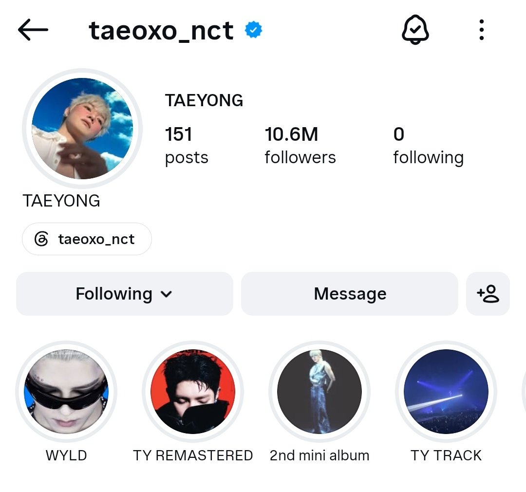TeamLTY's tweet photo. [#TYONGSTAGRAM] 260607 Update 

Taeyong changed his Instagram profile picture

#툥스타그램 #TAEYONG #태용 #テヨン https://t.co/LiNwDk3mKh