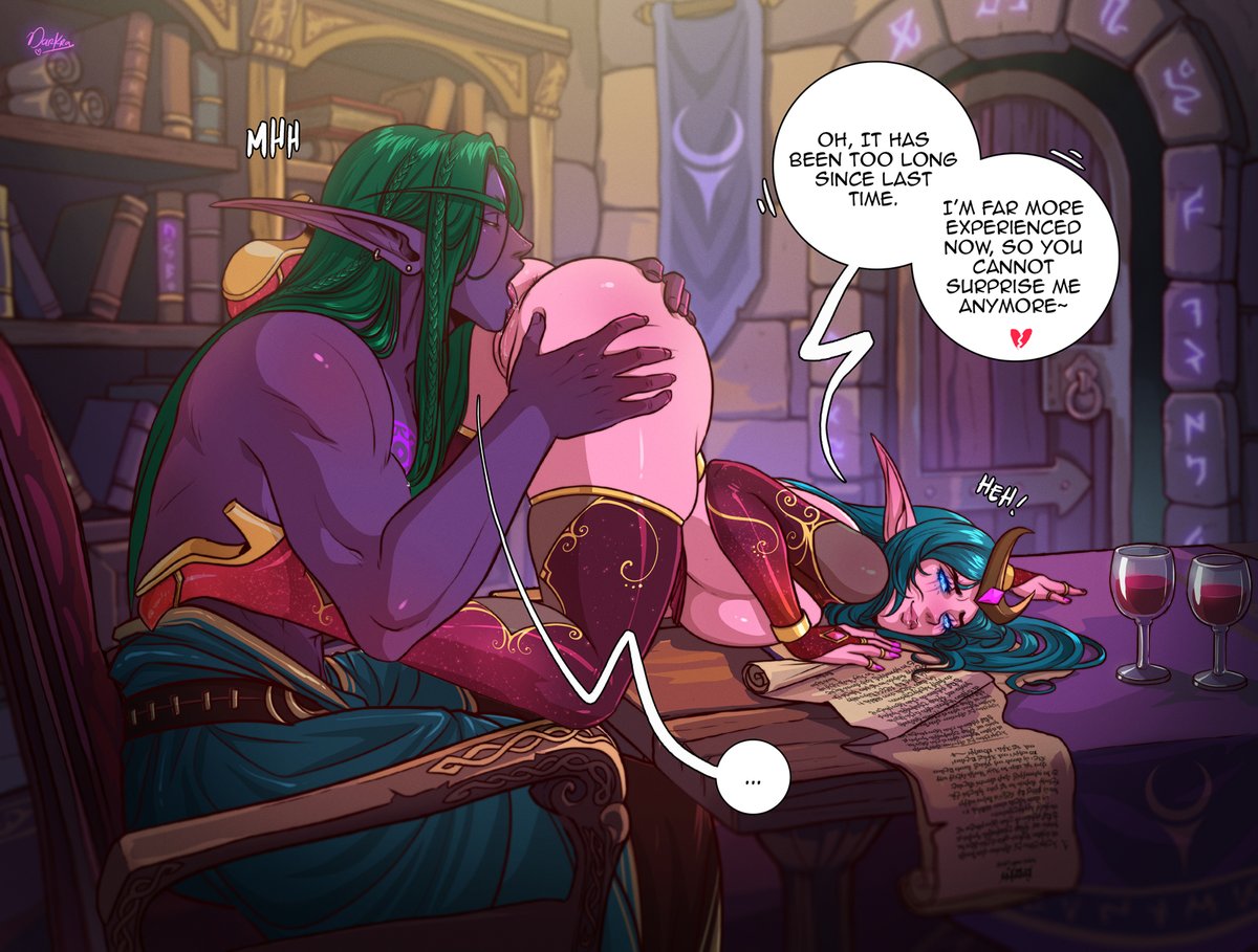 DarkraArt's tweet photo. smut meeting - Part 1
[Varenthis &amp; Lulusa] https://t.co/knBznLdSEe