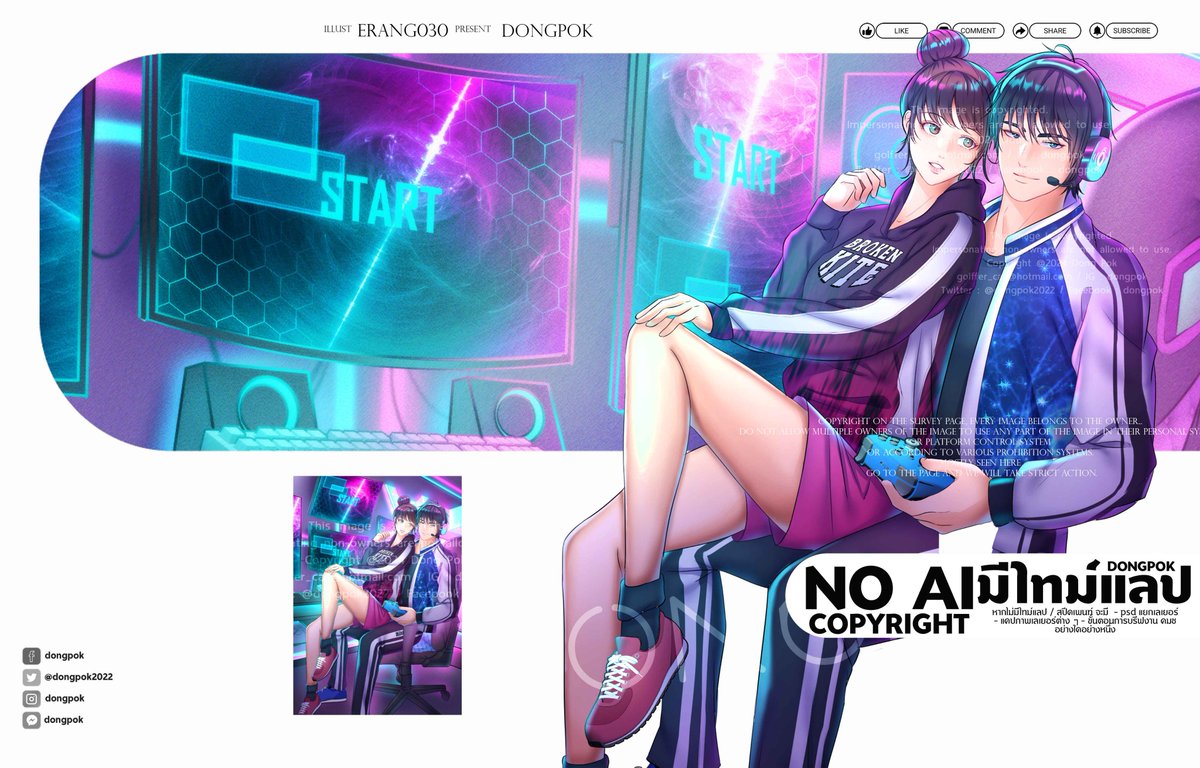 dongpok2022's tweet photo. Illust : erang030 / ฝากขาย
Price 2200 B
[ ปก / ตัวละคร / ฉาก / psd / ภาพร่าง ]
.
.
.
Present by Dong Pok
Date 7 June 2026
Time 14.00 pm
.
#ปกสำเร็จ #ปกนิยายสำเร็จรูป #ปกนิยาย #ปกวาด #Commission #ปกนิยายสําเร็จ #commissionth https://t.co/Hm1NAKHgWs