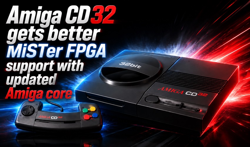 AmigamagazineGA's tweet photo. Amiga CD32 gets better MiSTer FPGA support with updated Amiga core https://t.co/ljaZs6coy6 #AmigaCD32 #Amiga #MiSTerFPGA #MiSTer #FPGA #RetroGaming #Commodore #Amiga #CD32 #CDTV https://t.co/pEYMGOkZgz