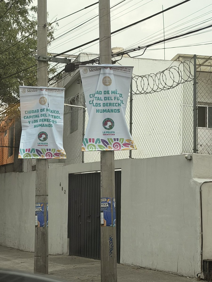 NoemiRe's tweet photo. Por si hacía falta algo para que se viera más naca la CDMX, ahora @ClaraBrugadaM decidió que era una espectacular idea poner uno de estos en cada poste. https://t.co/CF1p4dm18H