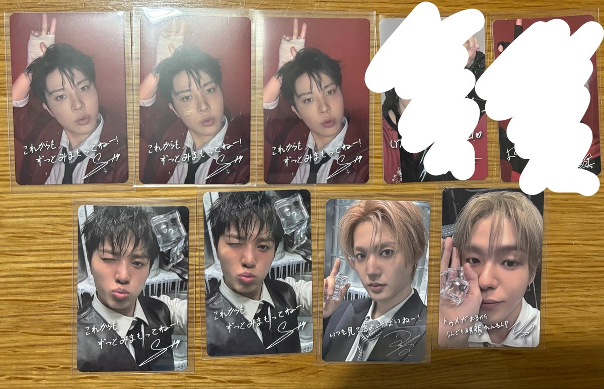 riokpopcom's tweet photo. TREASURE NEW WAV トレカ 交換

譲）画像のもの

求）RED▶︎アサヒ、ジュンキュ、ジェヒョク
ICE▶︎アサヒ、ヨシ、ジフン

✨郵送希望です！

✨リプまたはDMお願いします！ https://t.co/61xgZYsWpw
