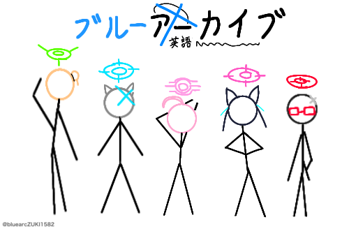 bluearcZUKI1582's tweet photo. 「ブルーアーカイブのファンアートが描きたいけど絵が苦手.....」なんて思ってるそこの貴方🫵
これだって立派なファンアートですよ‼️Re
＃ブルアカ https://t.co/OJs2REt7dO