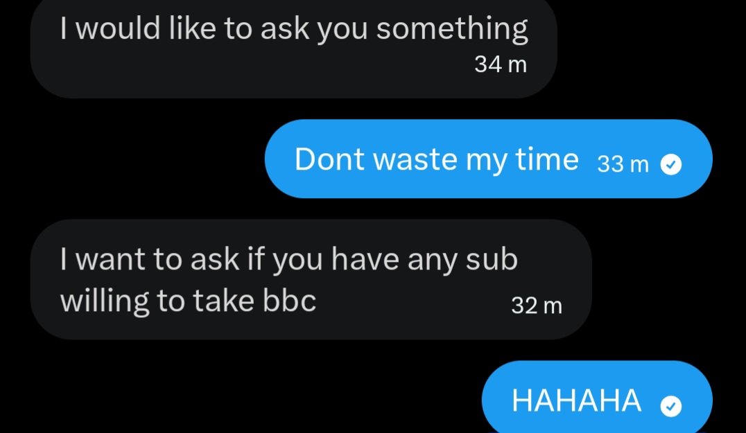 SpoiledSenna's tweet photo. Zwart is beter HAHA

Waar zijn de witte sukkels die een echte man zoeken?

Findom bbc blacked bnwo whiteboi femboy qos bbcaddict https://t.co/BwAeVAKLZN