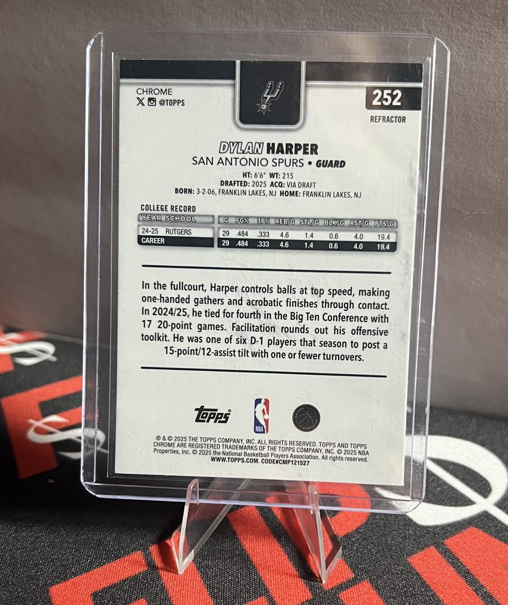 FlipSumFam's tweet photo. @DHCards10 @hobbyRetweet Dylan Harper $95 https://t.co/CeENmio9nZ